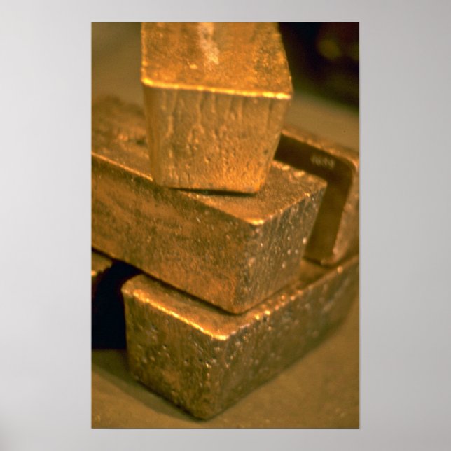 Fem 90 pund guld tegel poster (Framsidan)