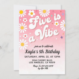 Fem är en inbjudan till Vibe 5:e födelsedagen