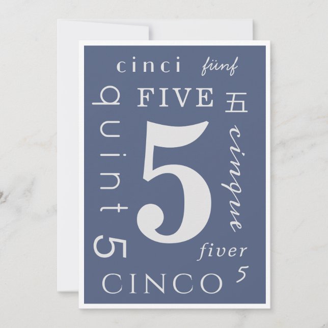 Fem år Sober Kort (Framsida)