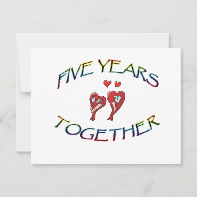 FEM ÅR TILLSAMMANS (Framsida)