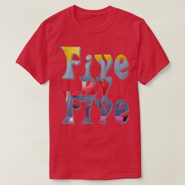 Fem av fem t shirt (Design framsida)