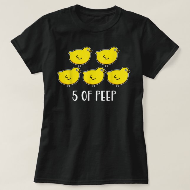Fem av PEEP - funna respiratorisk terapi V T Shirt (Design framsida)