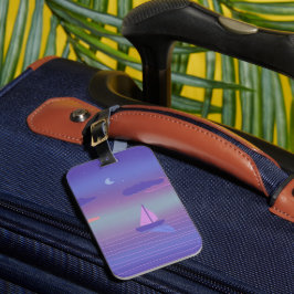 Fem av svärd i omvänd läge Tarot-inspirerad konst Bagagebricka