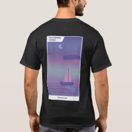 Fem av svärd i omvänd läge Tarot-inspirerad konst T Shirt