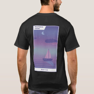 Fem av svärd i omvänd läge Tarot-inspirerad konst T Shirt