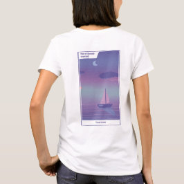 Fem av svärd i omvänd läge Tarot-inspirerad konst T Shirt