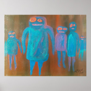 Fem bakåt - Ken Gage Art Poster