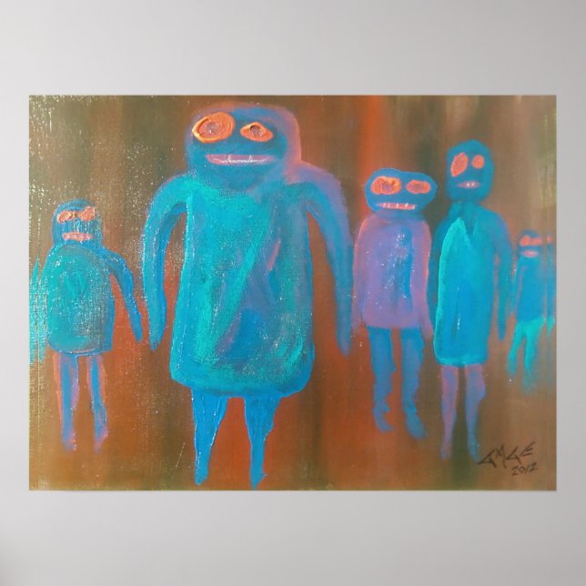 Fem bakåt - Ken Gage Art Poster (Framsidan)