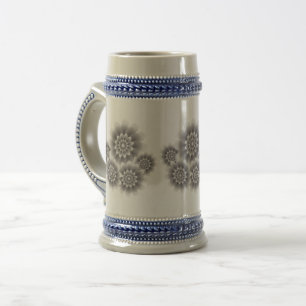 Fem blommor silver sejdel