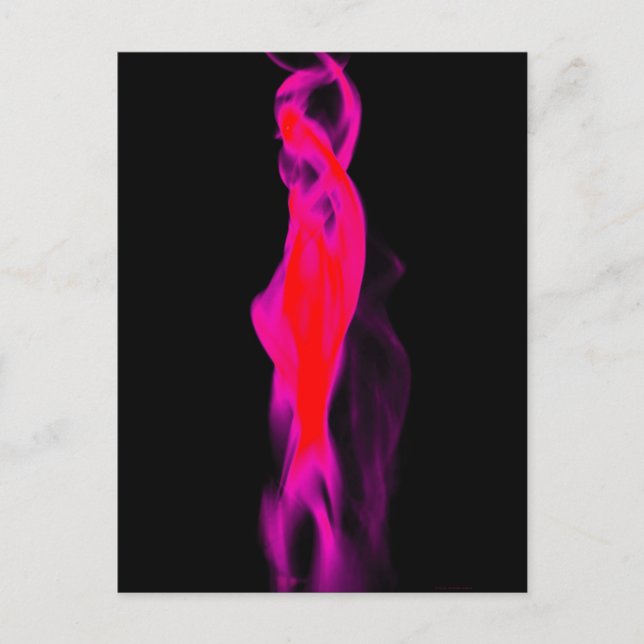 "Fem - Brand" - vykort (Framsida)