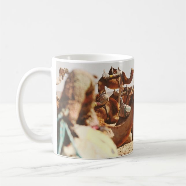FEM CAMELS PÅ FÄLT KAFFEMUGG (Vänster)