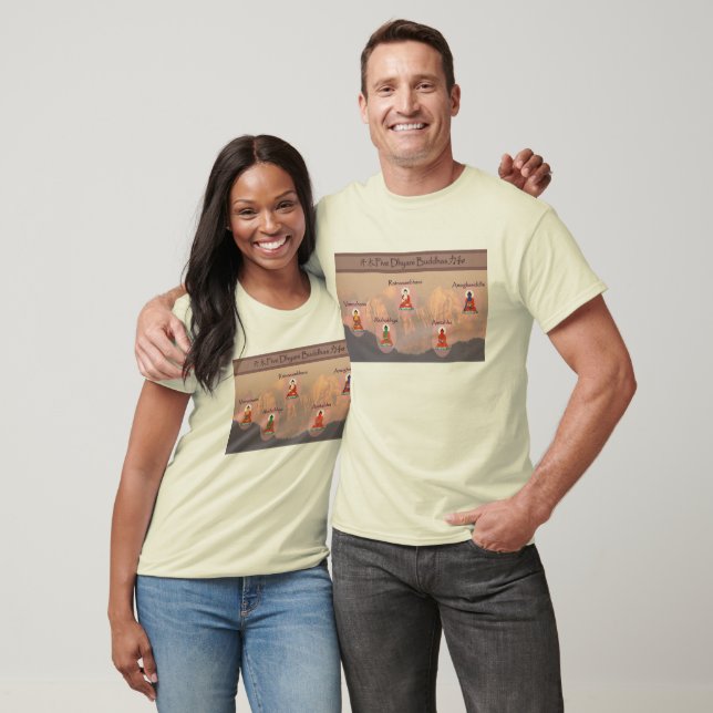 Fem Dhyani Buddhas Tee (Unisex)