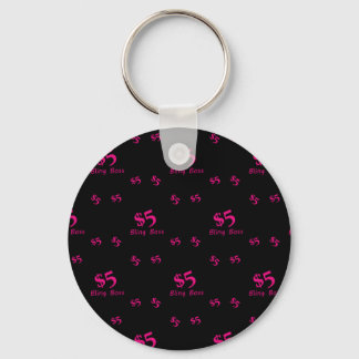 Fem dollar Bling Chef Nyckelring