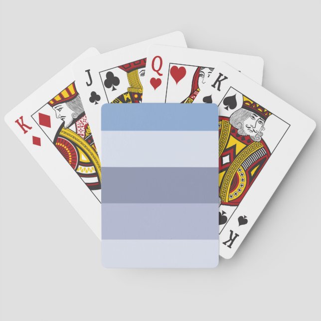 Fem Färg-kombinationer Casinokort (Baksidan)