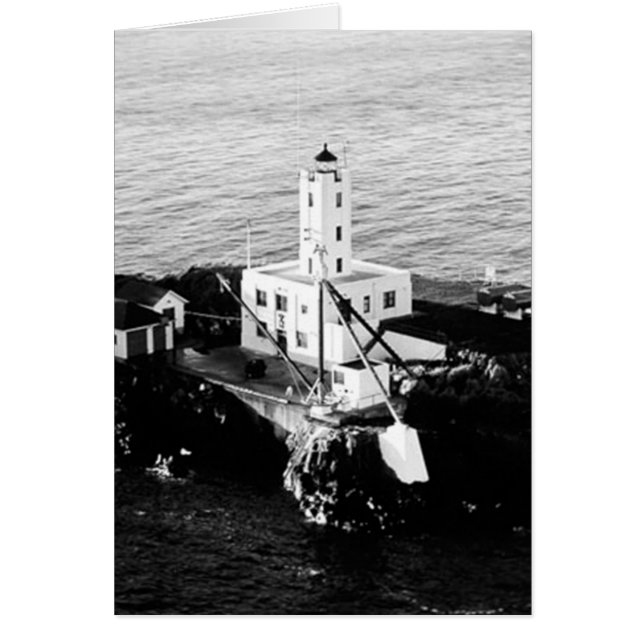 Fem Finger-öarnas fyr Hälsningskort (Framsidan)