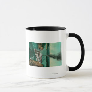 Fem Finger Rapids med Steamer White Horse Mugg