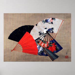 Fem Fläkt, Hokusai Poster