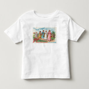Fem flickor vill ha frys fem pojkar Mjölk choklad Tee Shirt
