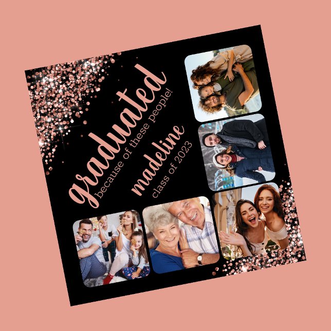 Fem foto Glitter på grund av Grad-meddelande (Skapare uppladdad)