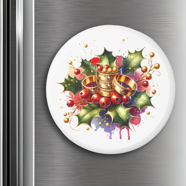 Fem Golden Ringar | Tolv juldagar Magnet (Skapare uppladdad)