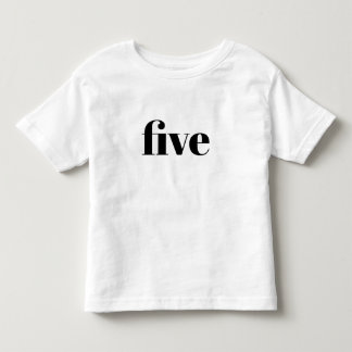 Fem - Grattis på födelsedagen Shirt för barn T