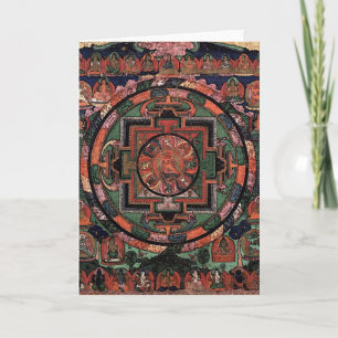 Fem Gudom Mandala Kort