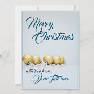 Fem guldjulmas bollar - blått skrivbord