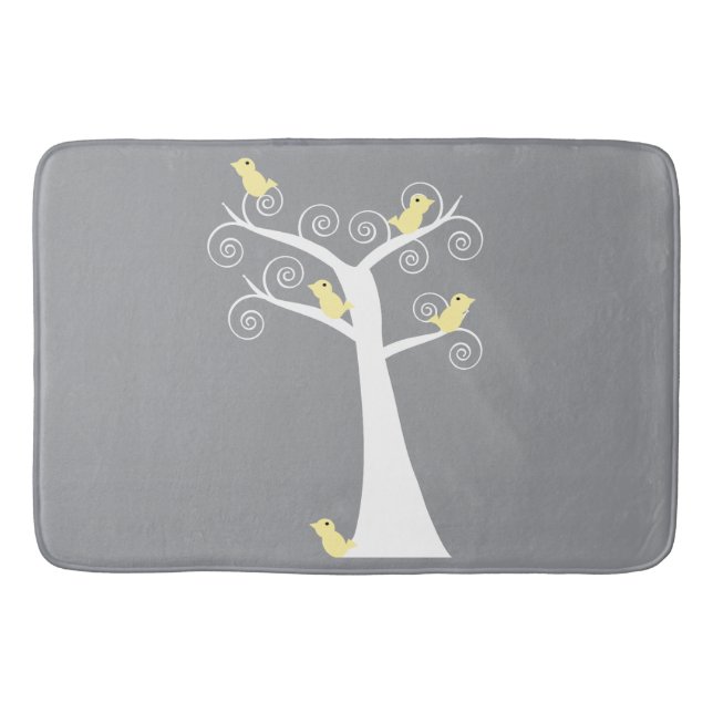 Fem Gulter i Träd Badrumsmatta (Framsidan)