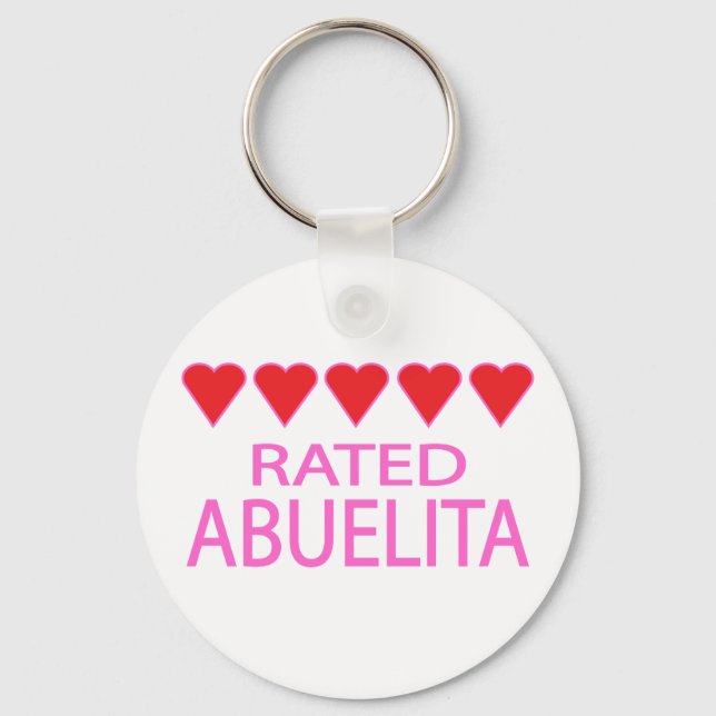 Fem Heart Abuelita Nyckelring (Framsida)