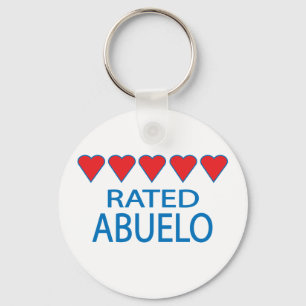 Fem Heart Abuelo Nyckelring