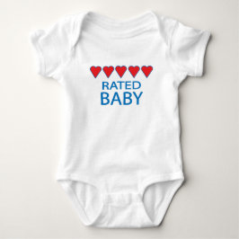 Fem Heart Baby T Shirt