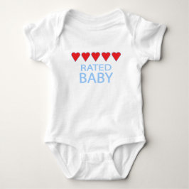 Fem Heart Baby T Shirt