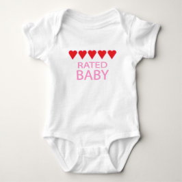 Fem Heart Baby T Shirt