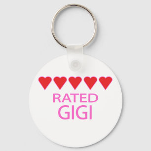 Fem Heart Gigi Nyckelring