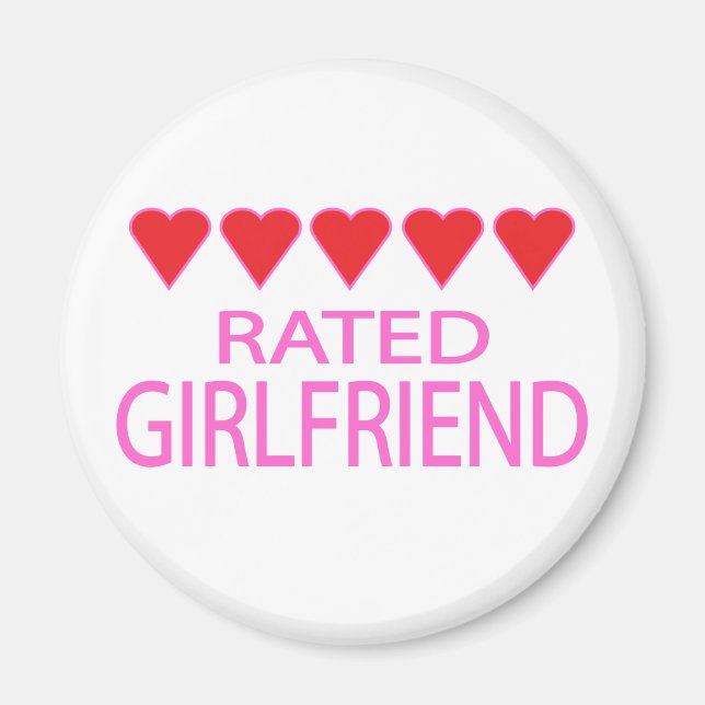 Fem Heart Girlkompis Magnet (Framsidan)