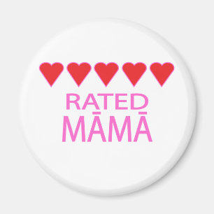 Fem Heart Māmā Magnet