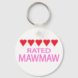 Fem Heart MawMaw Nyckelring