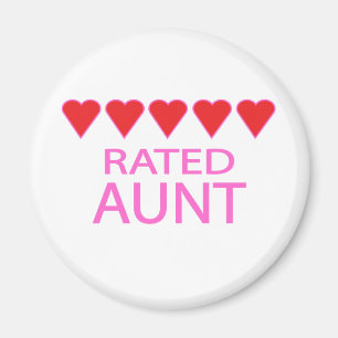 Fem Heart Moster Magnet