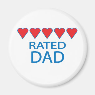Fem Heart Pappa Magnet
