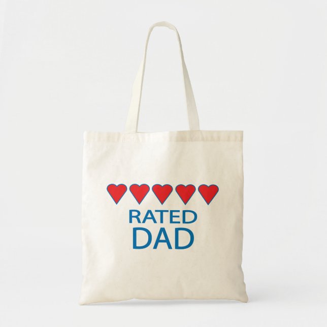 Fem Heart Pappa Tygkasse (Framsidan)