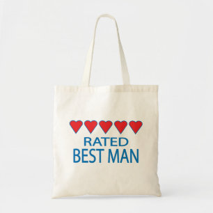 Fem hjärtans bästa man tygkasse