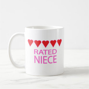 Fem hjärtans systerdotter kaffemugg