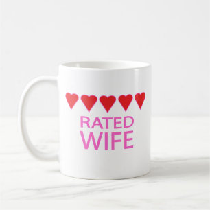 Fem hjärtfru kaffemugg