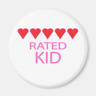 Fem hjärtklapp magnet