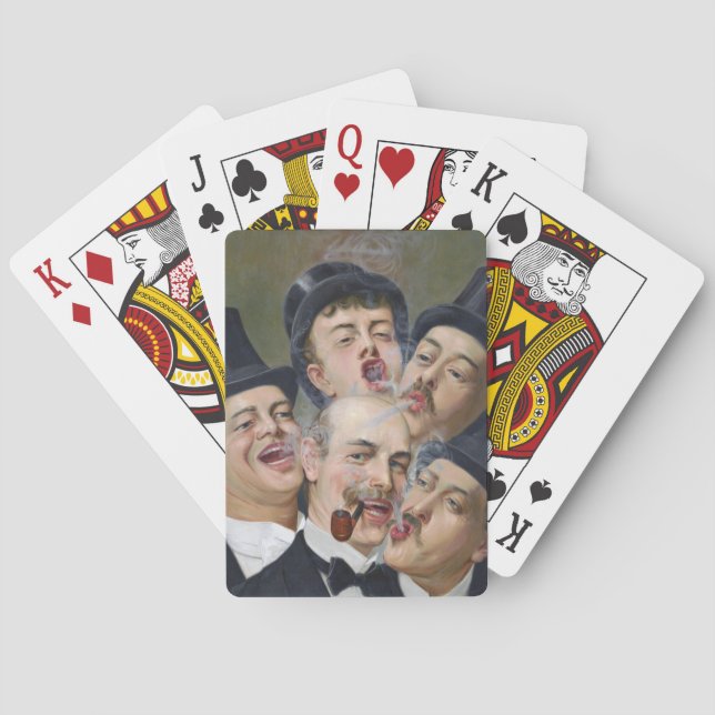 Fem Jolly Smoking Manar Casinokort (Baksidan)