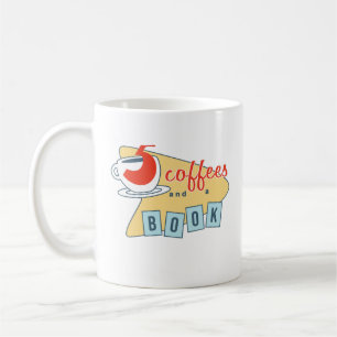 Fem kaffe och en Bok-kaffe i mugg (11 oz)