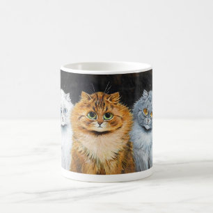Fem katter, Louis Wain Kaffemugg
