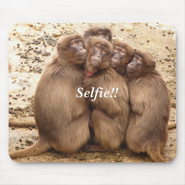 Fem lille Monkey Mousepad Musmatta (Framsidan)