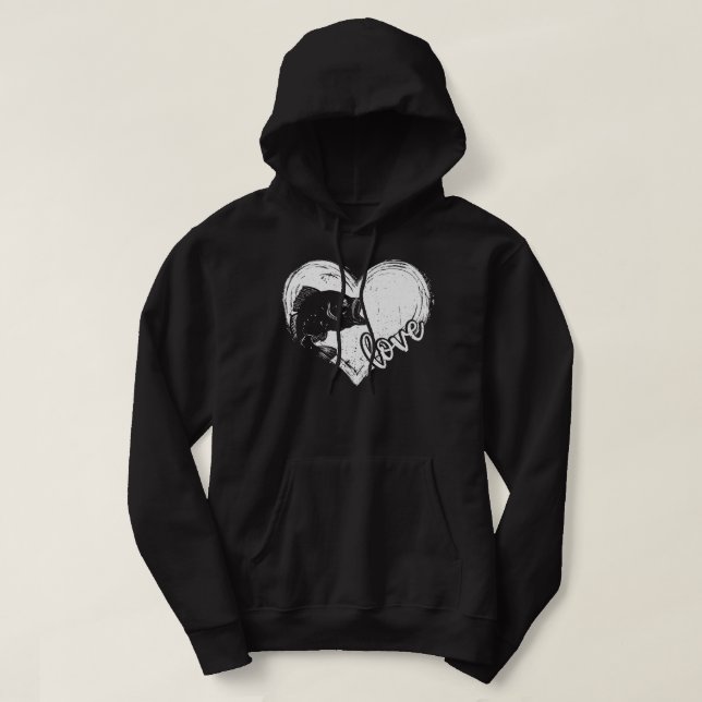 Fem Loaves, två kristen fisk Hoodie (Design framsida)
