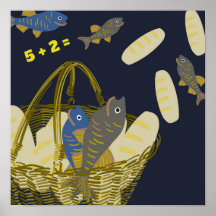 Fem lovar, två fiskar